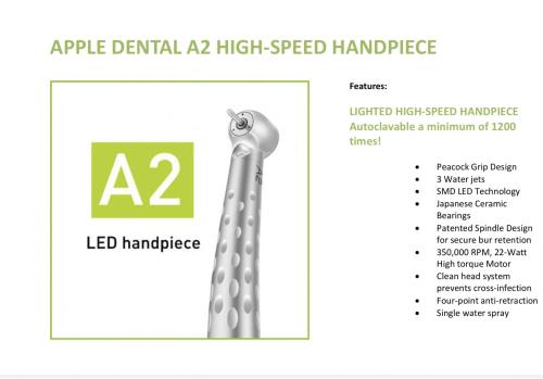 Apple A2 High-Speed Handpiece (with Swivel)